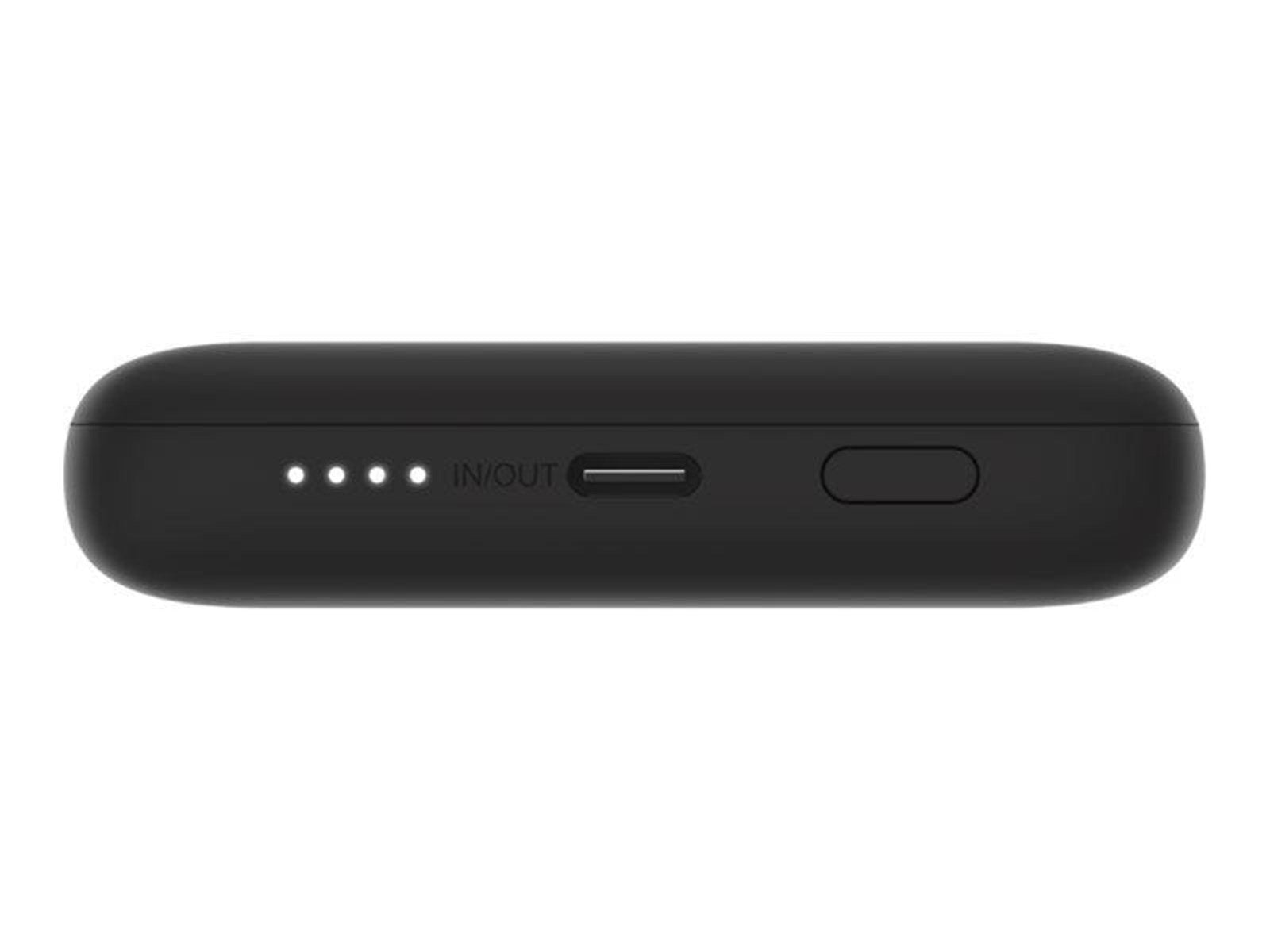 Belkin 10K PD Power Bank with Integrated Cables Powerbank (Akku) - schwarz - 10000 mAh