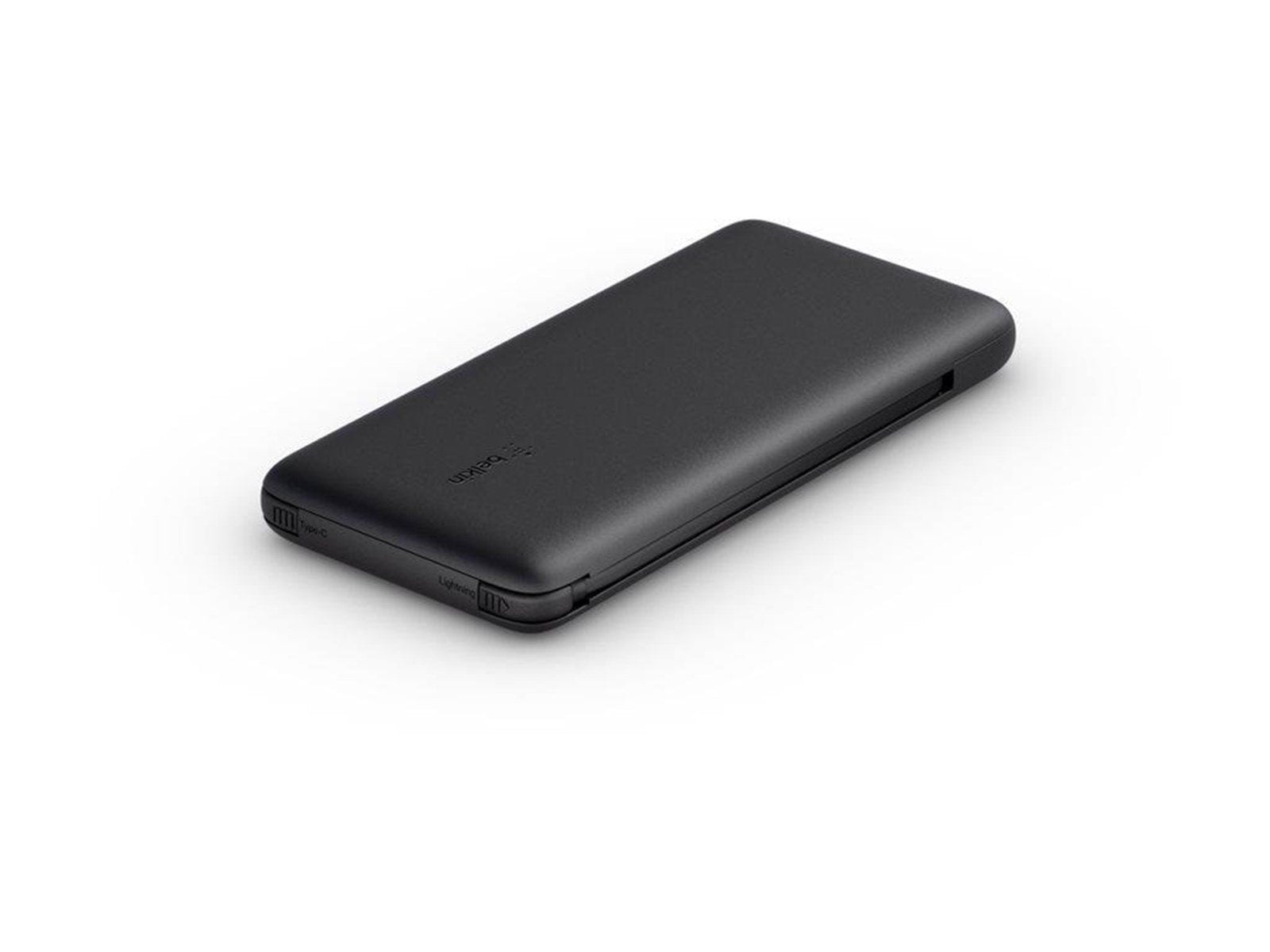 Belkin 10K PD Power Bank with Integrated Cables Powerbank (Akku) - schwarz - 10000 mAh