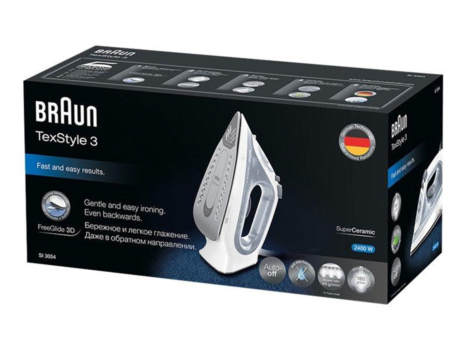 Braun Dampfbügeleisen TexStyle 3