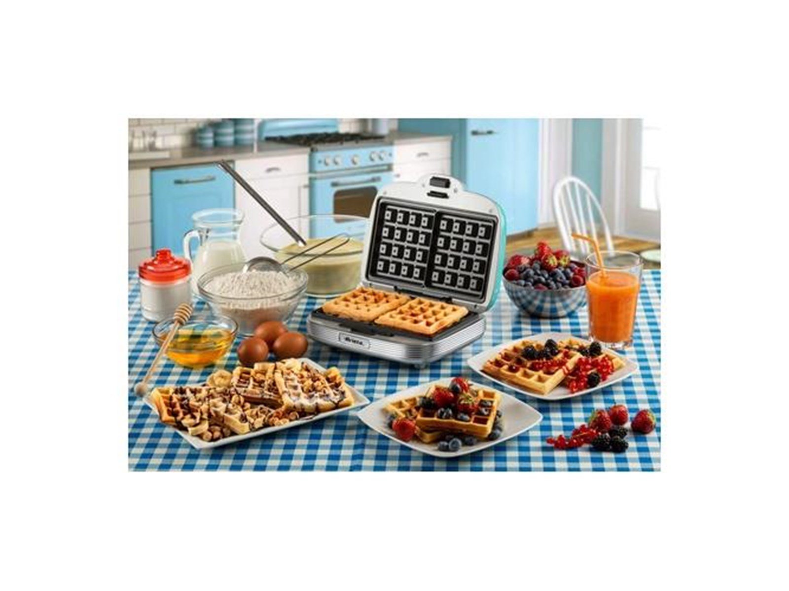 Ariete Waffeleisen Party Time waffle maker Blue