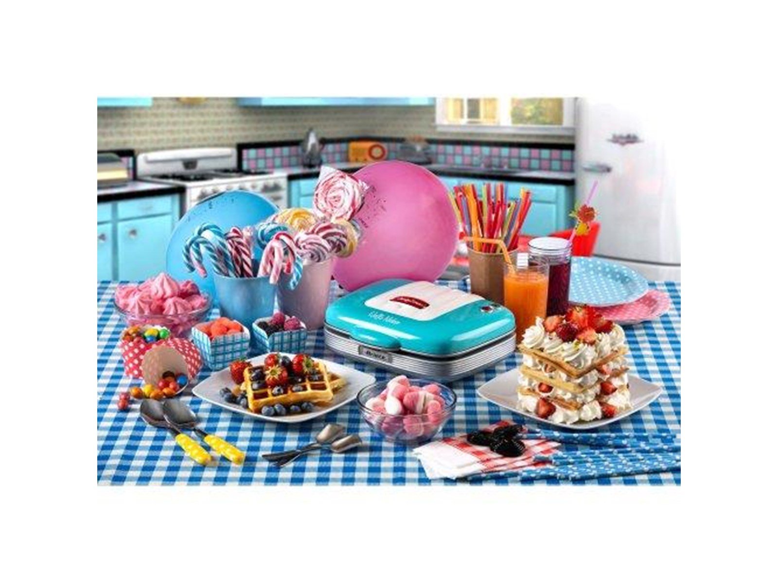 Ariete Waffeleisen Party Time waffle maker Blue