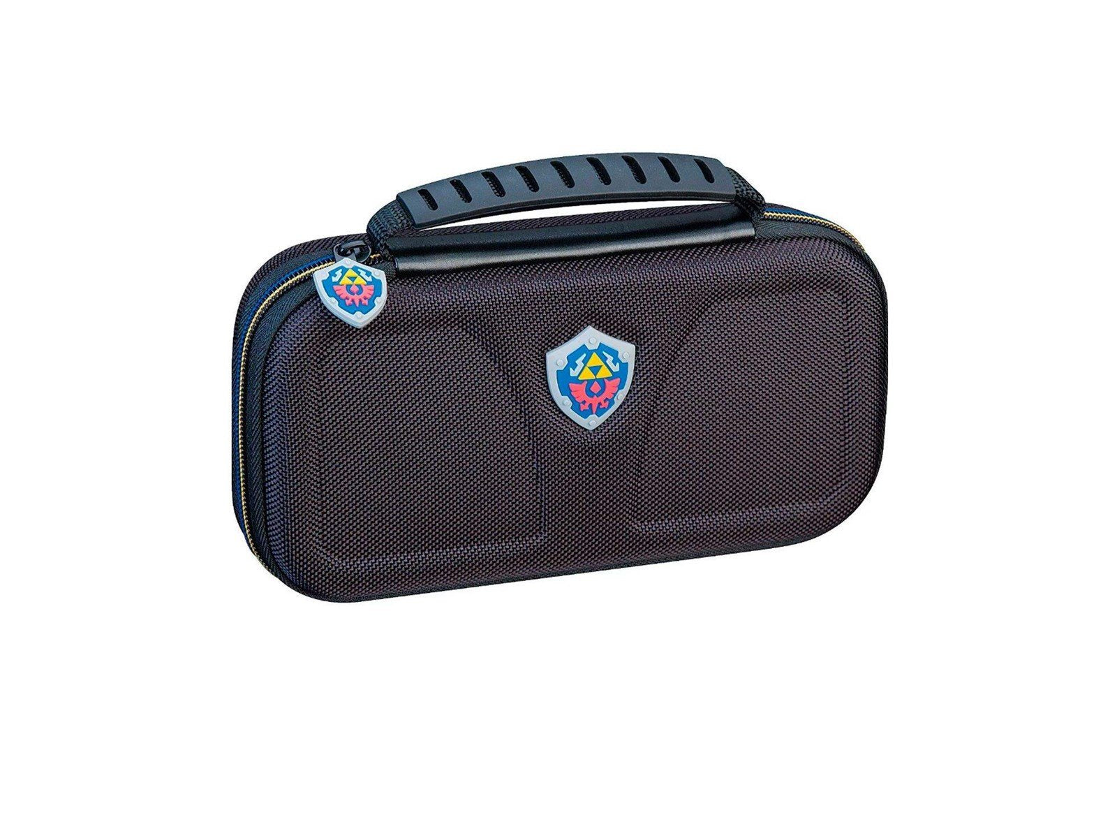 BigBen Interactive Switch Lite Traveler Deluxe Case - The Legend of Zelda Hylian Shield - Miscellaneous Bag - Nintendo Switch Li