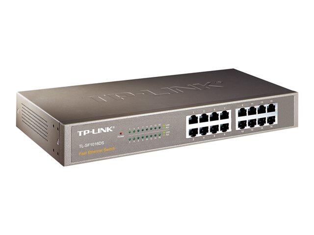 TP-LINK TL-SF1016DS 16-Port 100MBit/s Switch