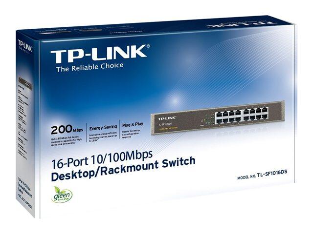 TP-LINK TL-SF1016DS 16-Port 100MBit/s Switch