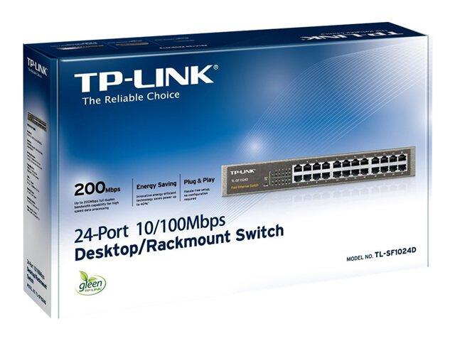 TP-LINK TL-SF1024D 24-Port 100MBit/s Switch