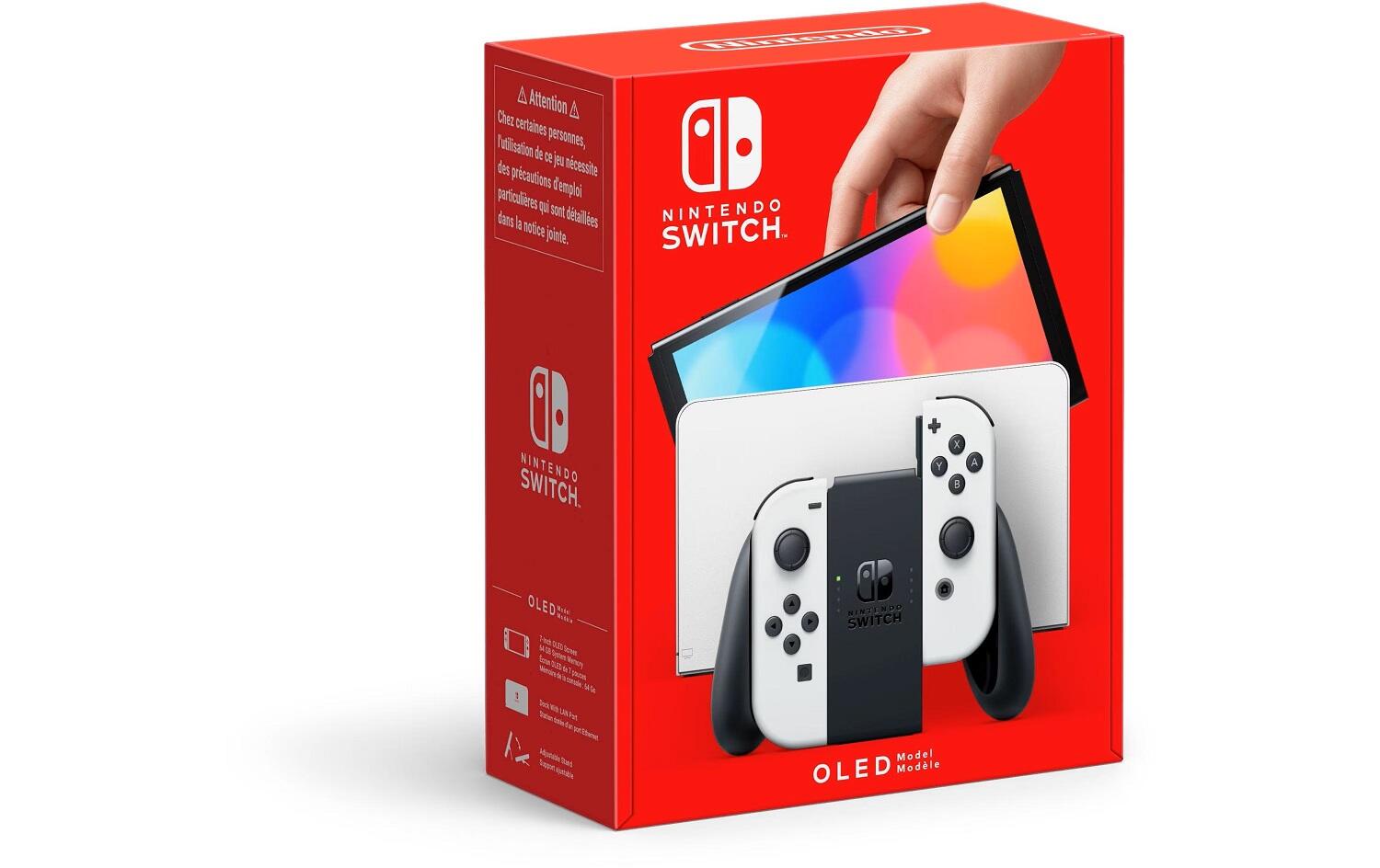 Nintendo Switch OLED weiß-schwarz