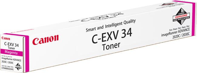 Canon Original Toner C-EXV34 4er-Set schwarz, cyan, magenta, gelb