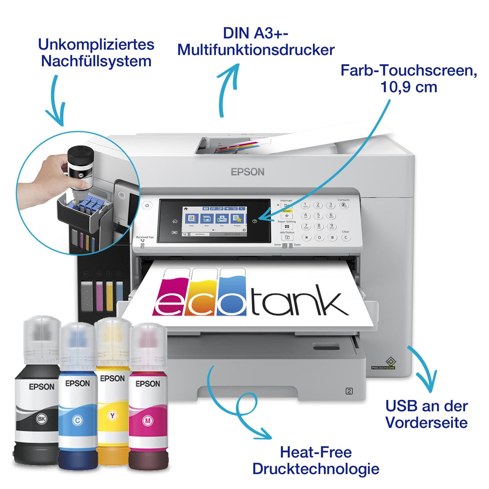 Epson EcoTank ET-16680 A3-Tintentank-Multifunktionsdrucker