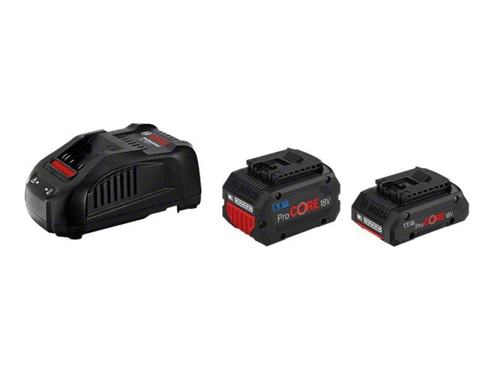 Bosch Professional ProCORE Akku-Kit 18V 4.0 Ah + 5.5 Ah + GAL 1