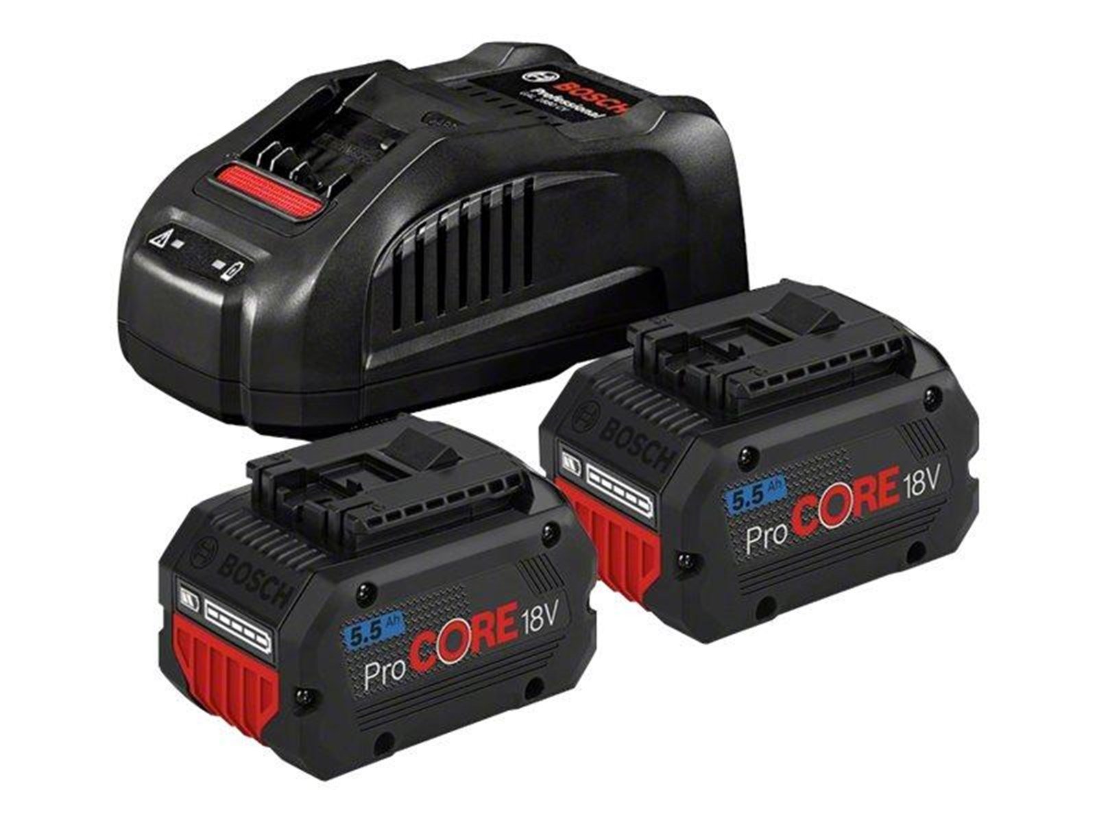 Bosch Professional ProCORE Akku-Kit 18V 5.5 Ah + GAL 1880 CV