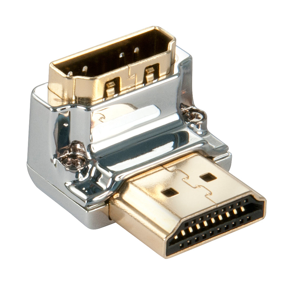 LINDY Adapter HDMI CROMO 90 Grad M/F 