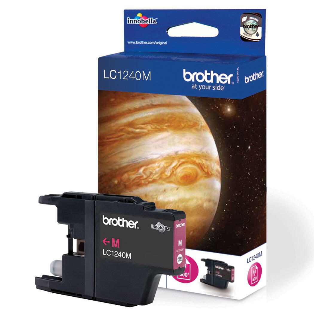 Brother Original LC-1240M Druckerpatrone magenta 600 Seiten (LC1240M)