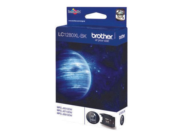 Brother Original LC-1280XLBK Druckerpatrone schwarz 2.400 Seiten (LC1280XLBK)