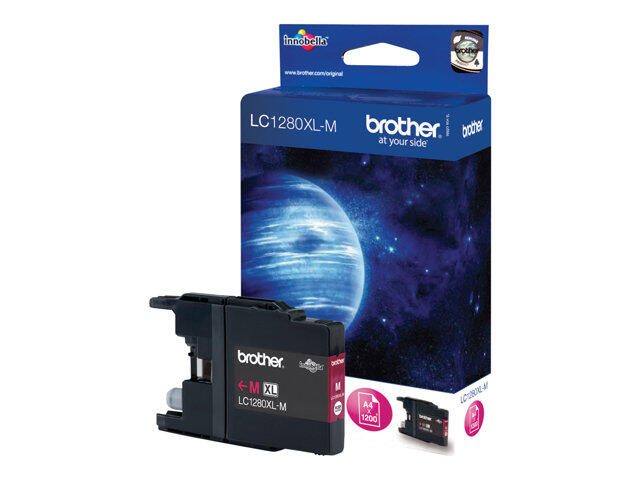 Brother Original LC-1280XLM Druckerpatrone magenta 1.200 Seiten (LC1280XLM)