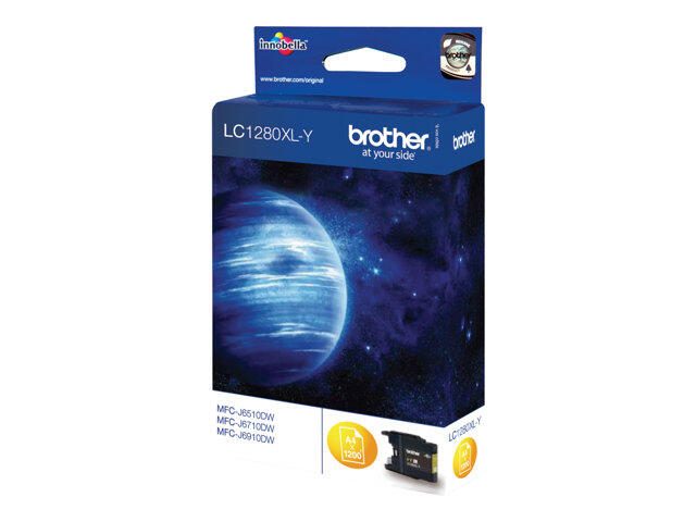 Brother Original LC-1280XLY Druckerpatrone gelb 1.200 Seiten (LC1280XLY)