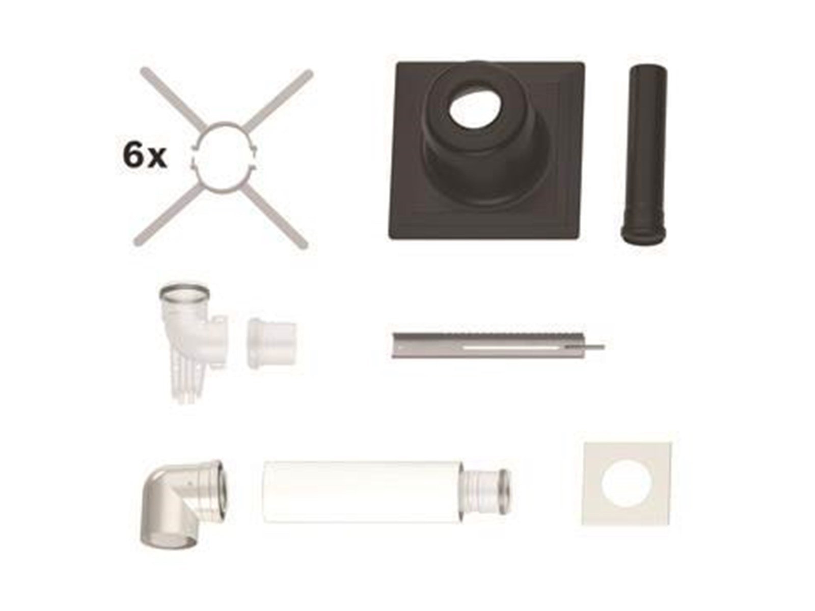 Bosch chimney flue system c93x dn80/125