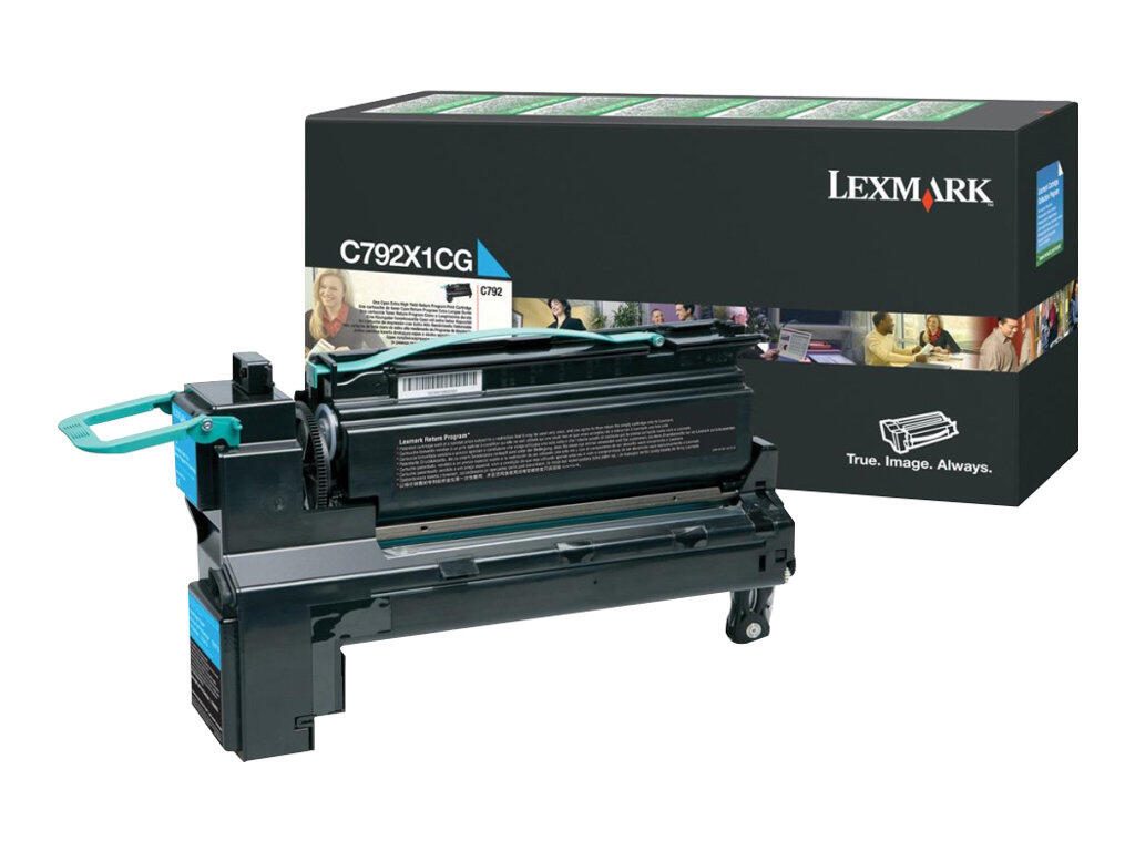 Lexmark Original Toner cyan 20.000 Seiten (C792X1CG) für C792e/de/dte/dhe