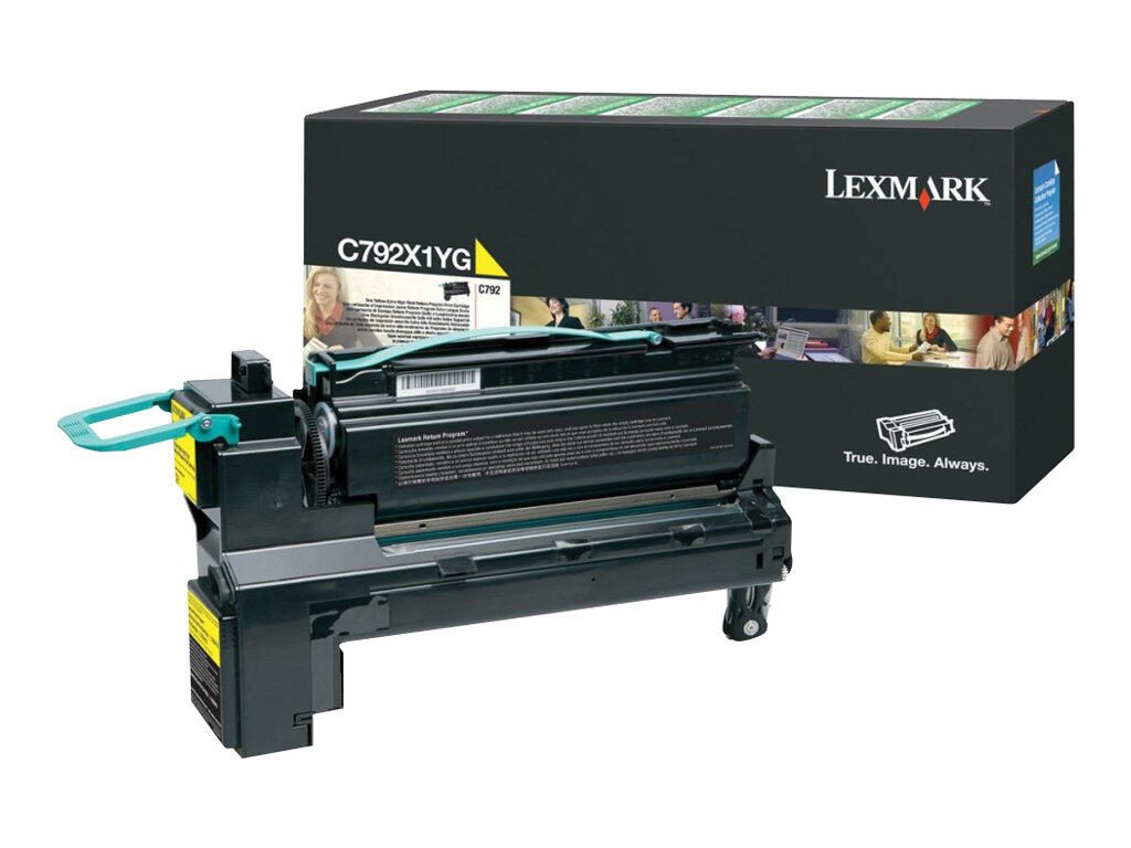 Lexmark Original Toner gelb 20.000 Seiten (C792X1YG) für C792e/de/dte/dhe