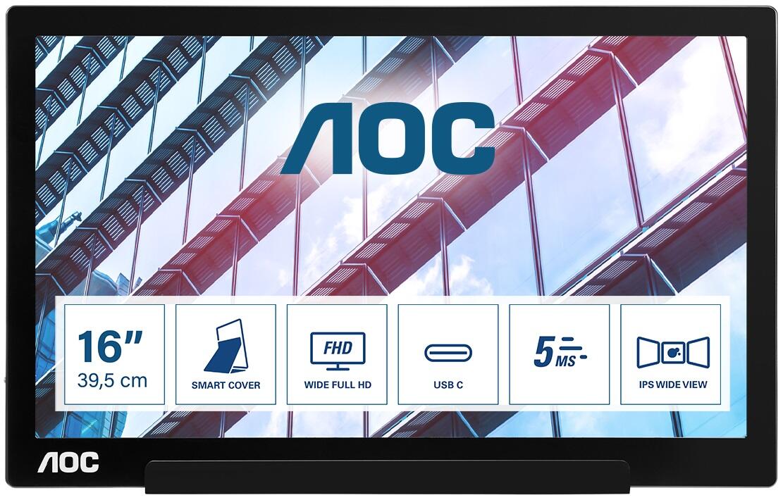 AOC I1601P portabler Monitor 39,5 cm (15,6 Zoll)