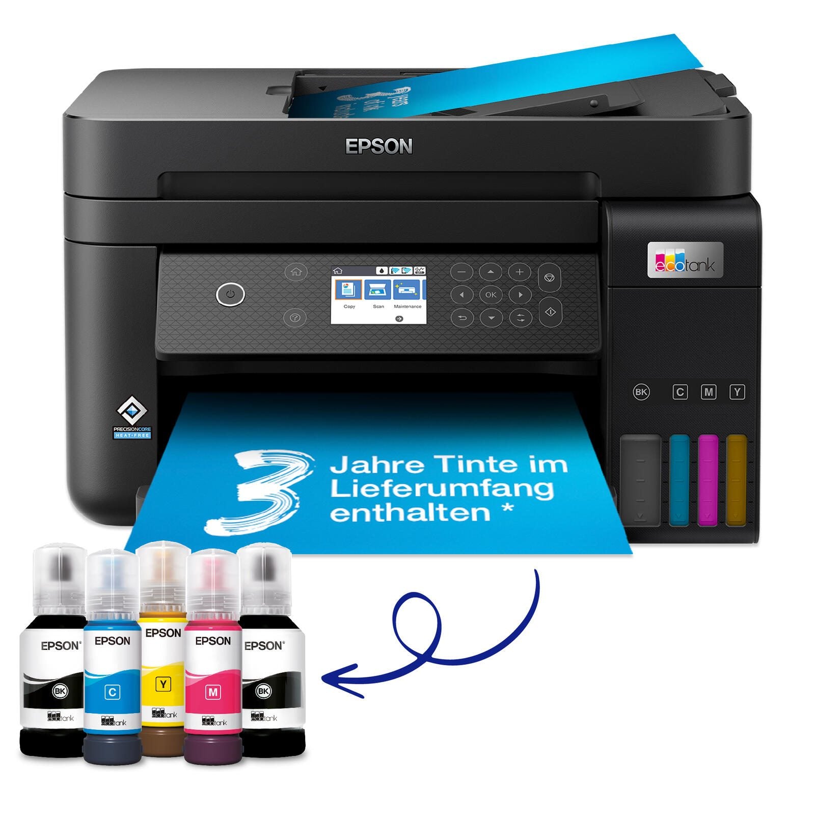 Epson EcoTank ET-3850 A4-Tintentank-Multifunktionsdrucker