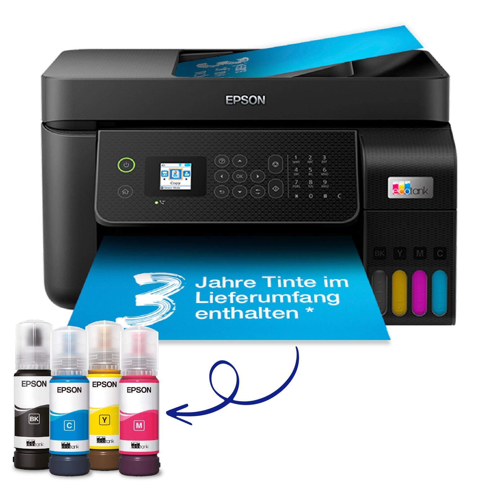 Epson EcoTank ET-4800 A4-Tintentank-Multifunktionsdrucker