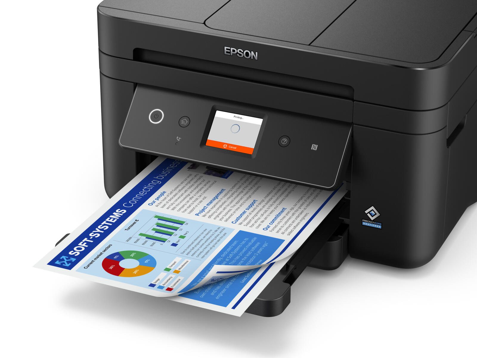 Epson WorkForce Pro WF-2880DWF Tintenstrahl-Multifunktionsgerät