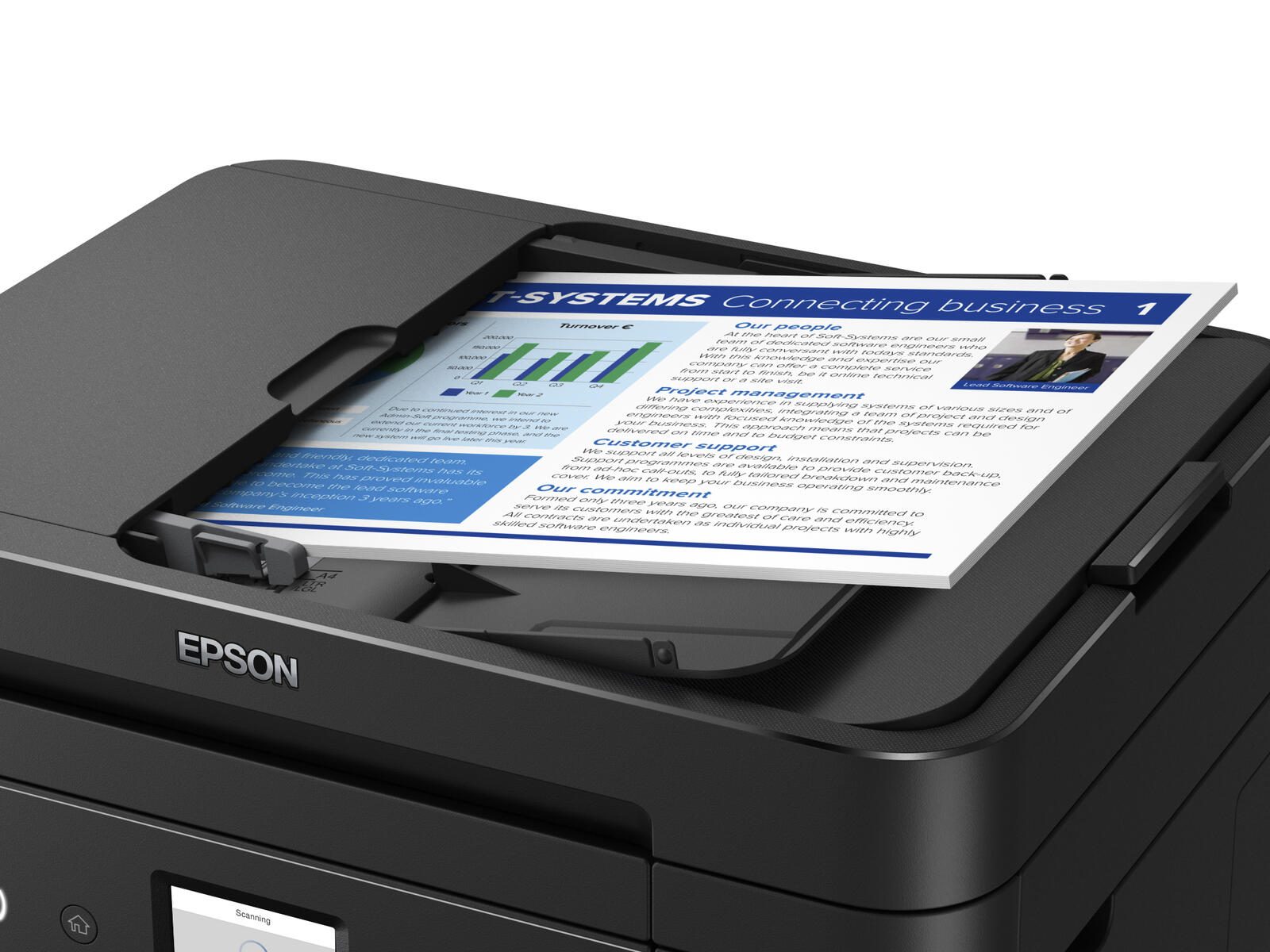Epson WorkForce Pro WF-2880DWF Tintenstrahl-Multifunktionsgerät