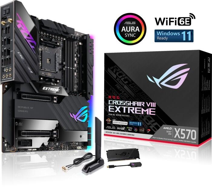ASUS ROG Crosshair VIII Extreme X570 E-ATX Mainboard Sockel AM4