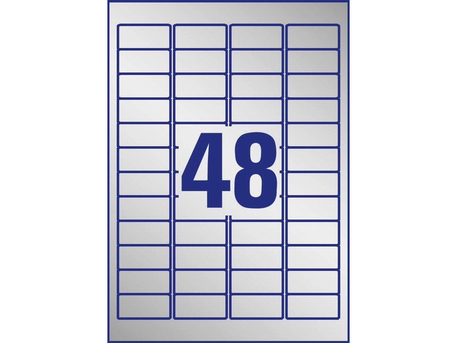 Avery Heavy duty labels silver suitable for in- and outdoor use (-40oC to +150oC)