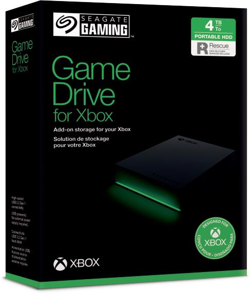 Seagate Game Drive für Xbox externe HDD - 4 TB