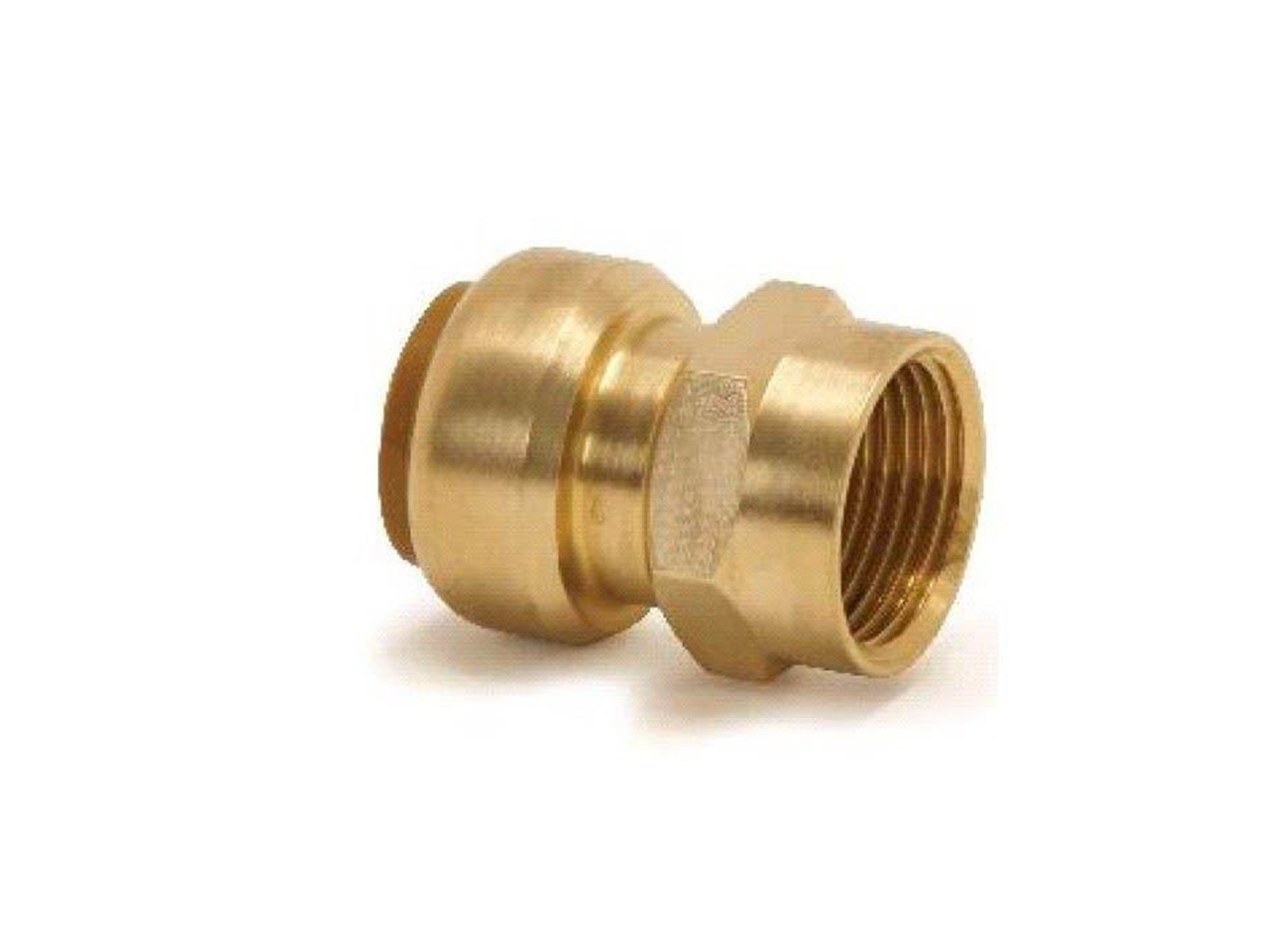 Broen Straight female connector. push-fit x bsp parallel female thread 18mm x 3/4