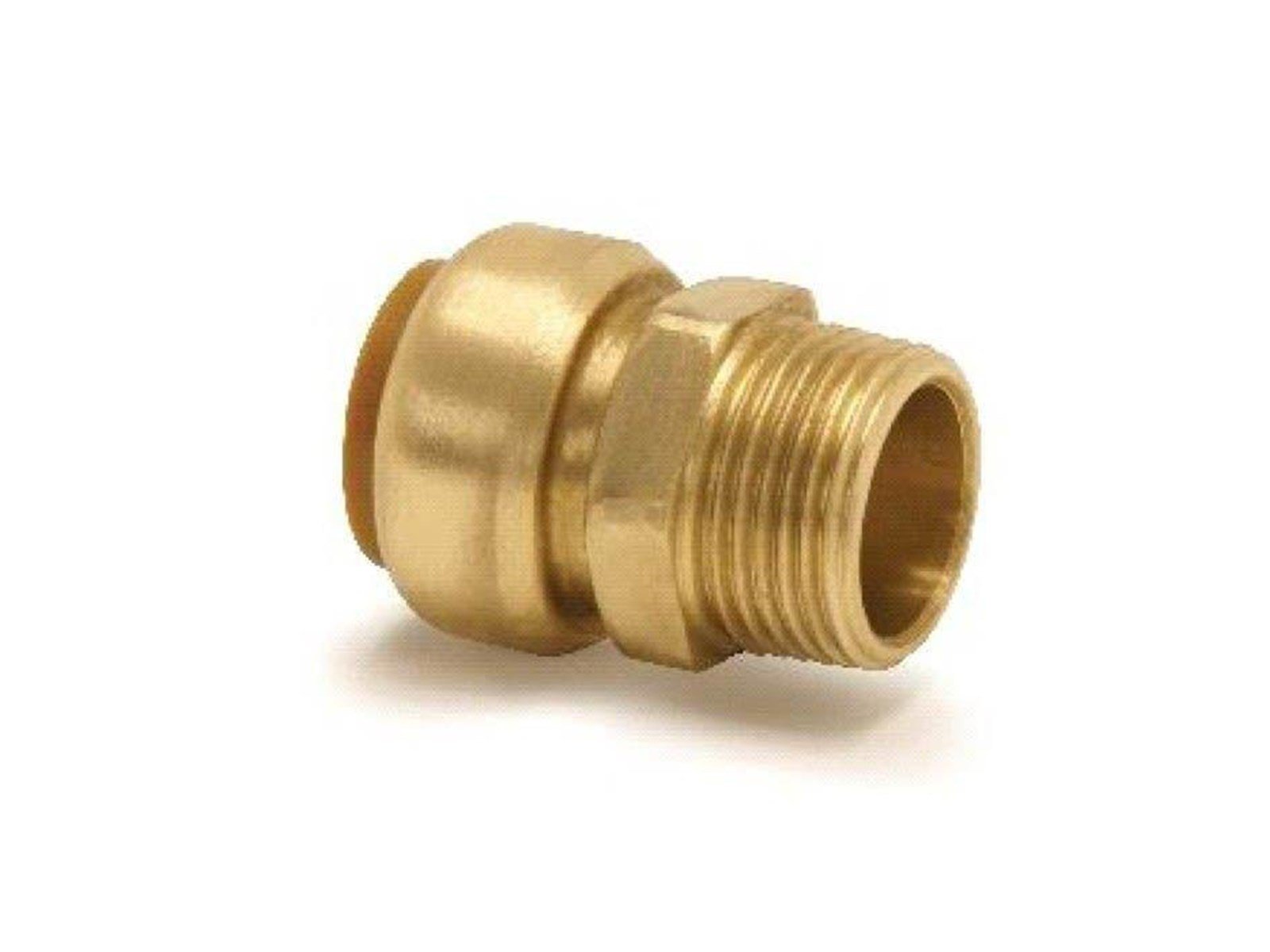 Broen Straight male connector. push-fit x bsp taper male thread 22mm x 3/4