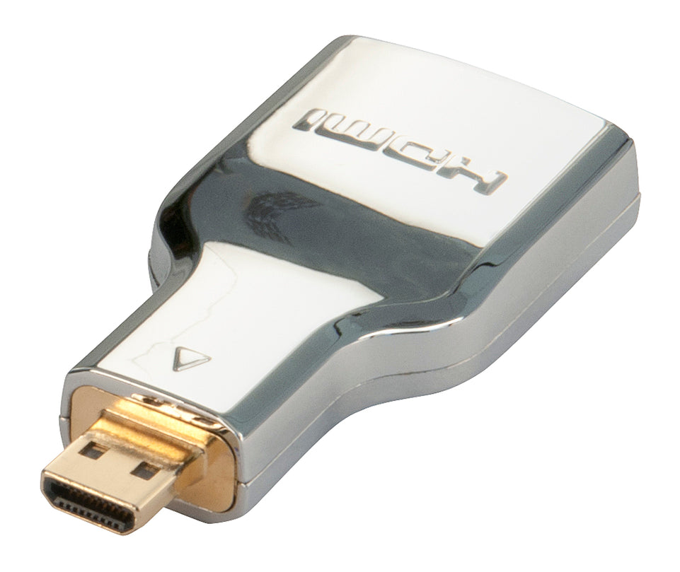 LINDY Adapter HDMI Typ A an micro HDMI Typ D CROMO F/M