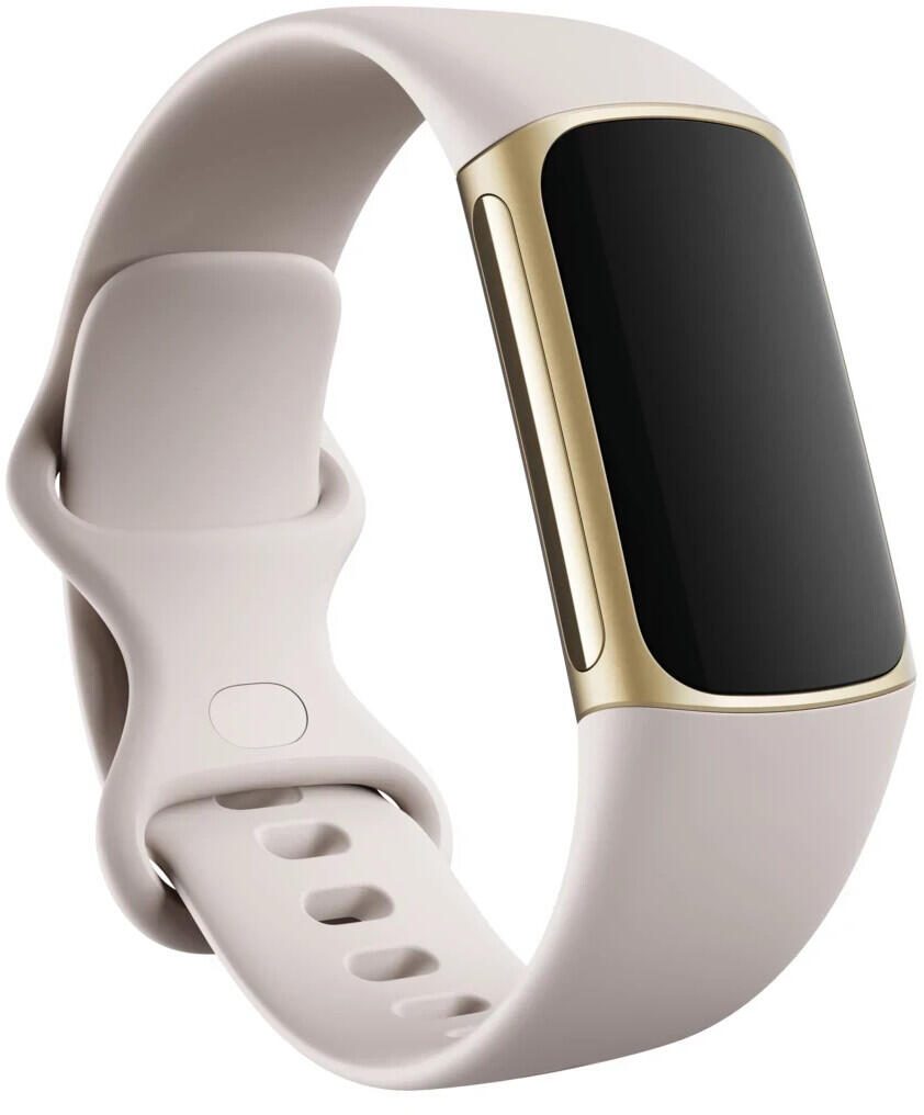 Fitbit Charge 5 Fitness Tracker, Weiß/Gold