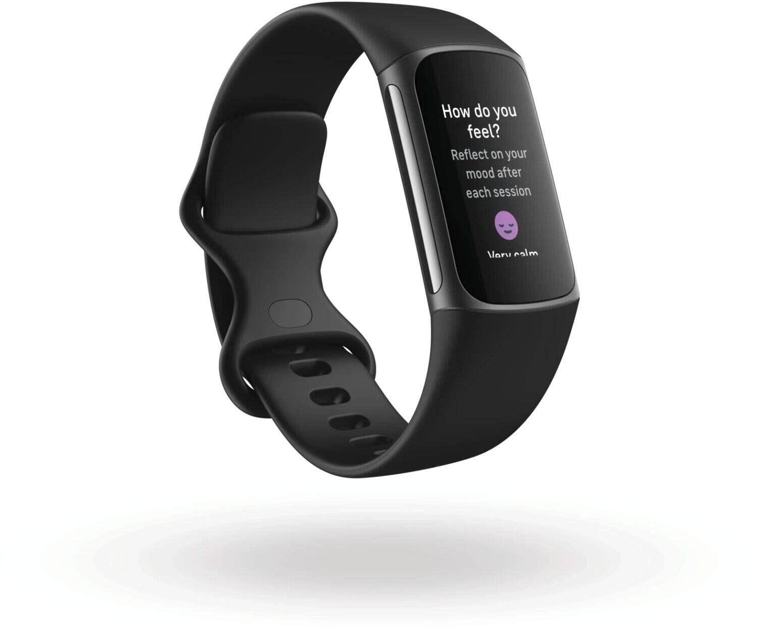 Fitbit Charge 5 Fitness Tracker, Graphit/Schwarz