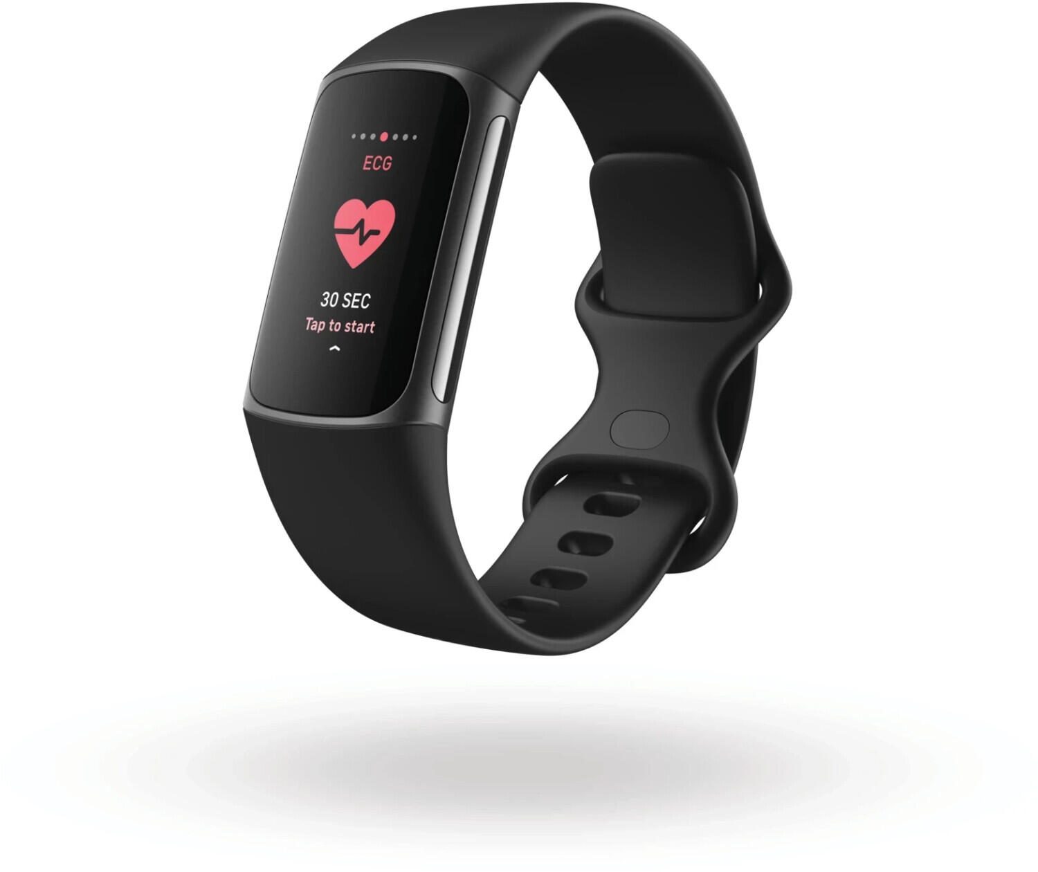 Fitbit Charge 5 Fitness Tracker, Graphit/Schwarz