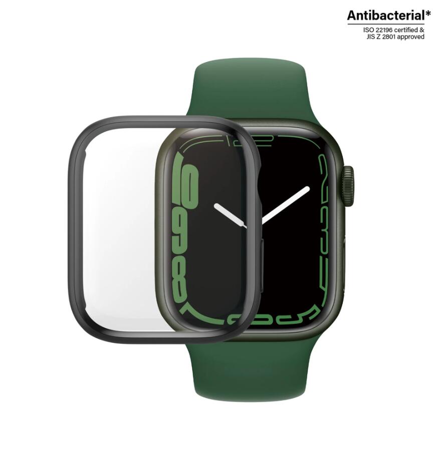 PanzerGlass™ Displayschutz Full Body Apple Watch Series 7, 8 & 9 - 41mm transparent
