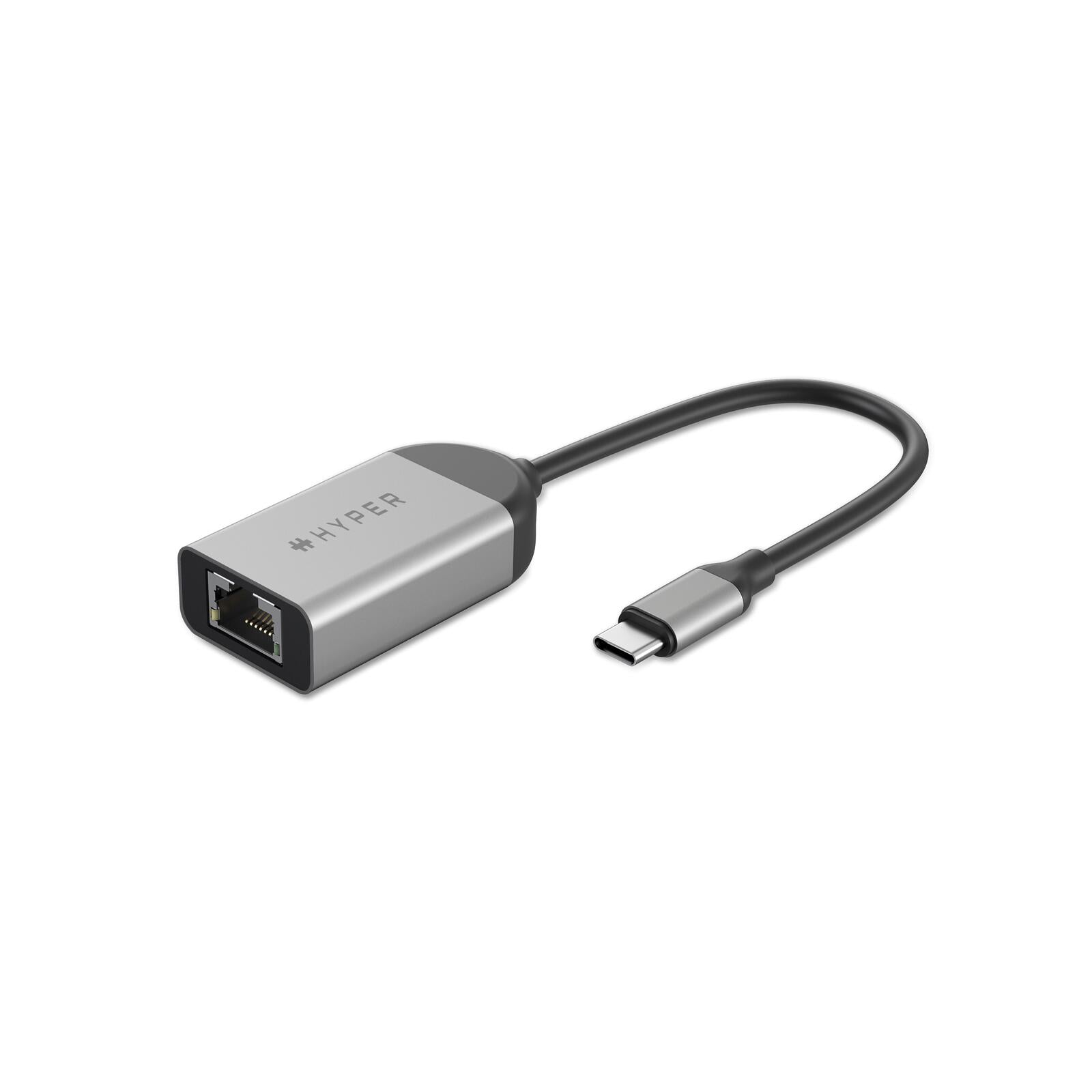 Hyper® HyperDrive USB-C auf 2.5 Gbps Ethernet Adapter, silber