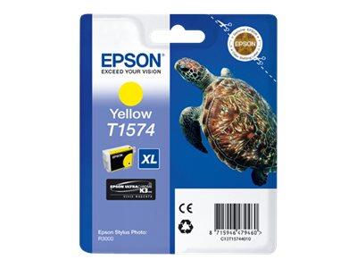 Epson Original T1574 Ultra Chrome K3 Druckerpatrone gelb 25ml (C13T15744010)