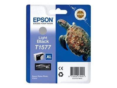 Epson Original T1577 Ultra Chrome K3 Druckerpatrone schwarz hell 25ml (C13T15774010)