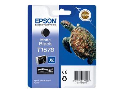 Epson Original T1578 Ultra Chrome K3 Druckerpatrone schwarz matt 25ml (C13T15784010)