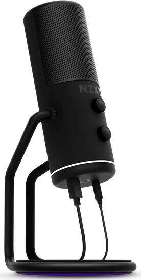 NZXT Capsule schwarz Streaming- und Tischmikrofon, USB