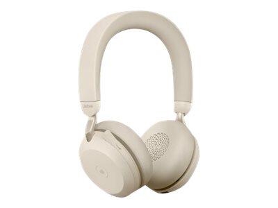 Jabra Evolve2 75 MS Stereo Headset On-Ear beige