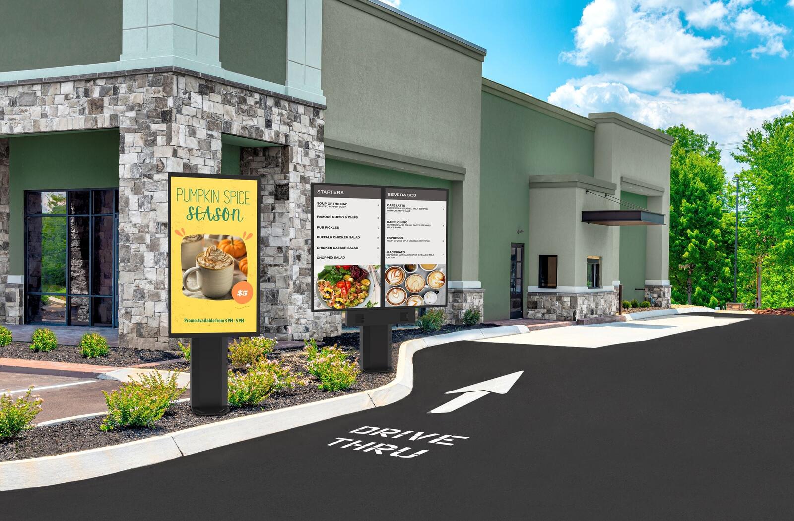 Peerless-AV KOF555-1 Outdoor Digital Menu Board für 55'(140cm)