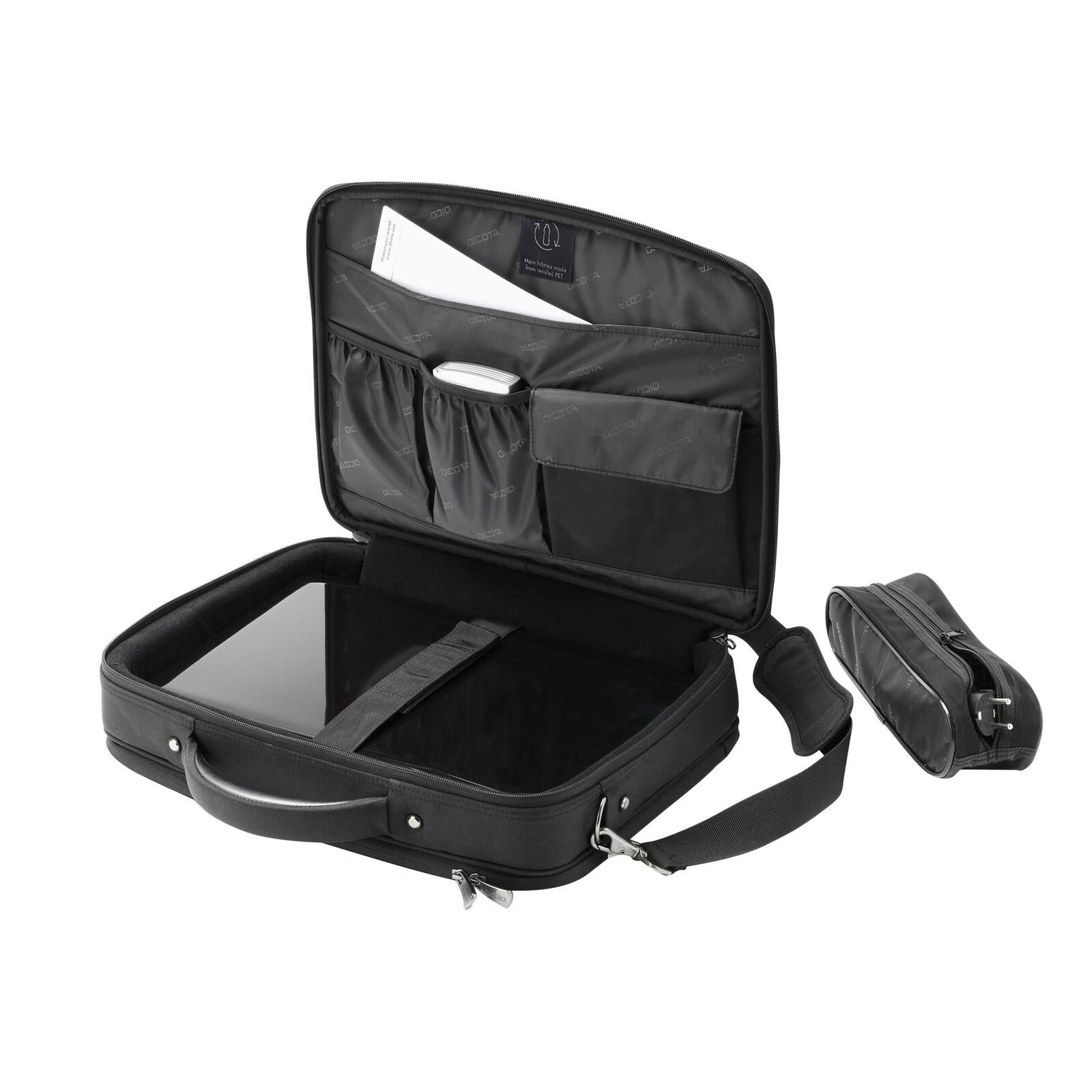 DICOTA Eco Multi Plus 14'-15,6' Notebook-Tasche - Schwarz