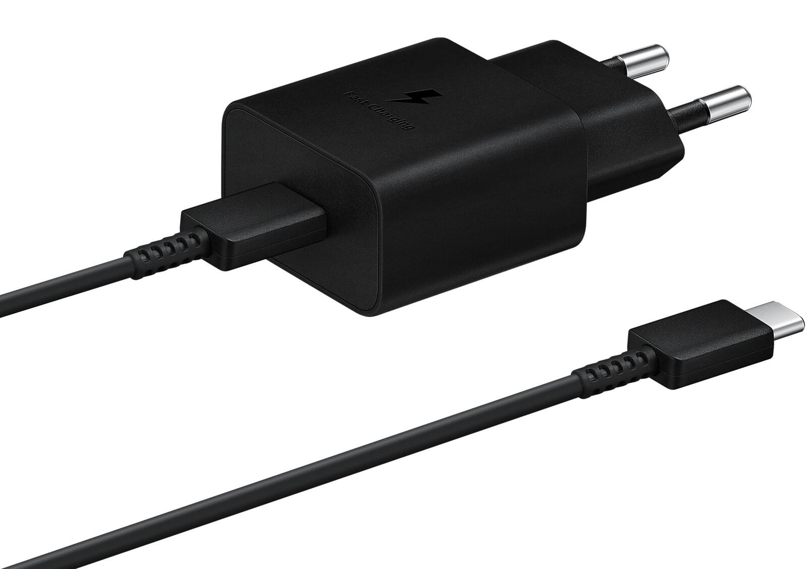 Samsung Schnellladeadapter mit Datenkabel EP-T1510 (Black)