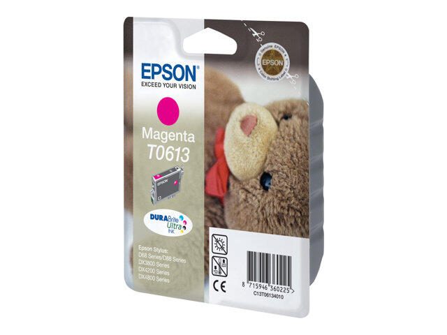 Epson Original T0613 Druckerpatrone magenta 250 Seiten 8ml (C13T06134010)