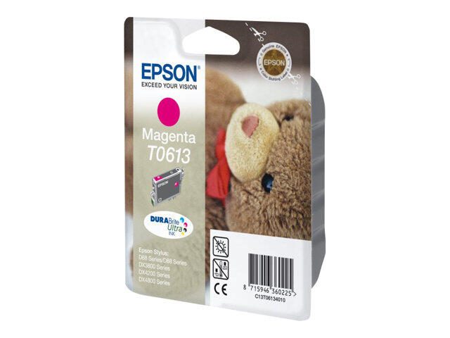 Epson Original T0613 Druckerpatrone magenta 250 Seiten 8ml (C13T06134010)