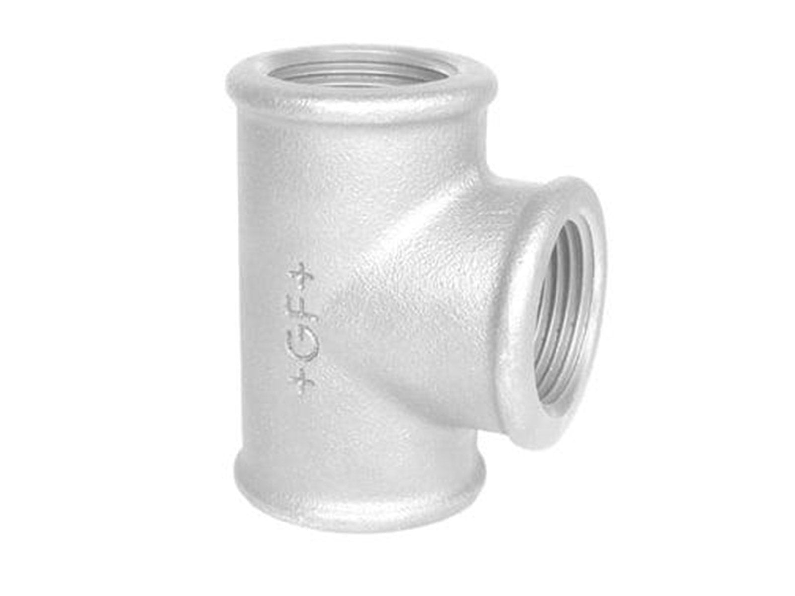 +GF+ Tee galvanized 1 1/2 x 3/4 x 1 1/2