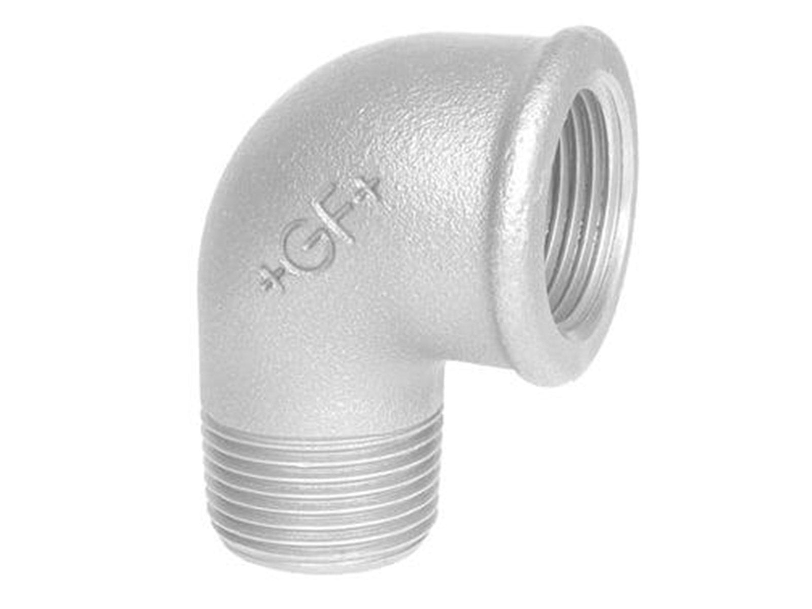 +GF+ Elbow 90° galvanized for m 1 1/2